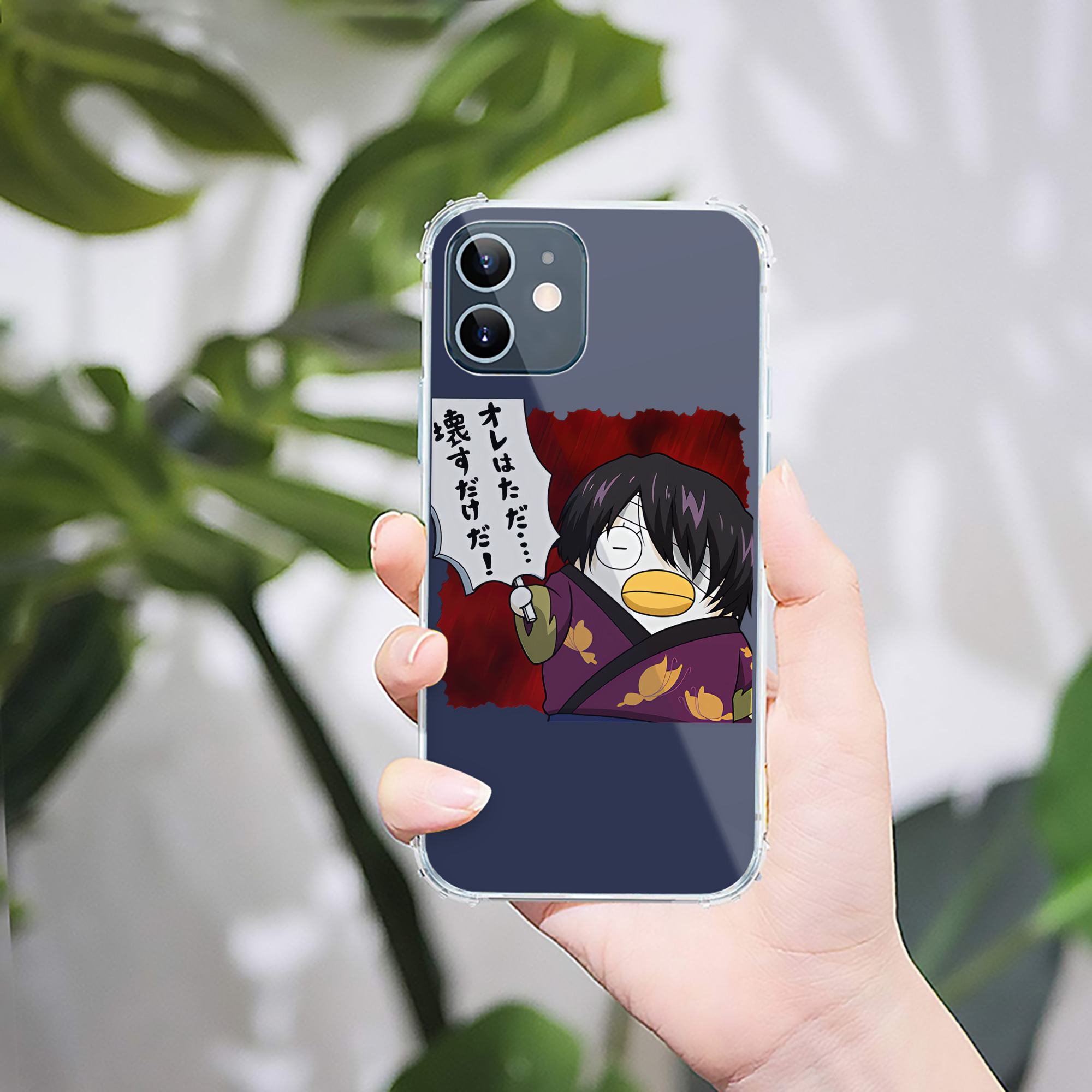 （画像用） ぎんたま 坂田銀時（さかたぎんとき） 神楽 志村新八（しむら しんぱち） GINTAMA Sakata Gintoki Kagura Shimura Shinpachi 【iPhone 12シリーズ対応】透明スマホケース（クリアソフトケース）